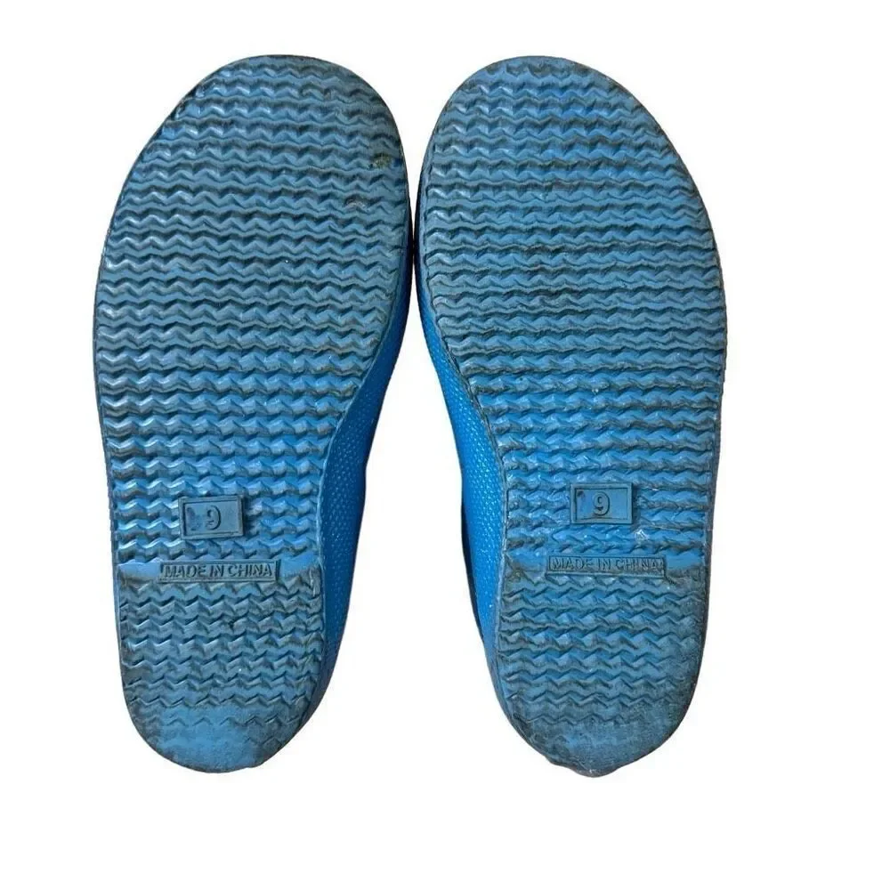 Hunter Original First Classic Starcloud Short Rain Boots Blue Size US 10 Kids